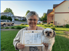 Sue in Colorado is a Black Belt in Memory