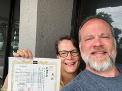 Cassie Bullock earning her Black Belt in Memory